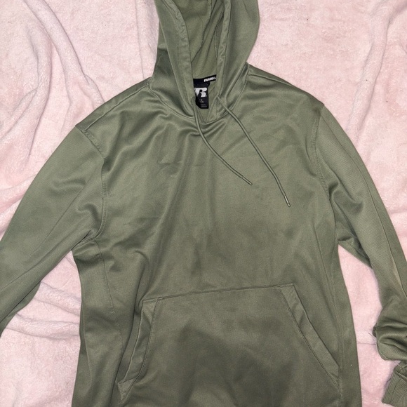 sage green hoodie - Picture 2 of 2